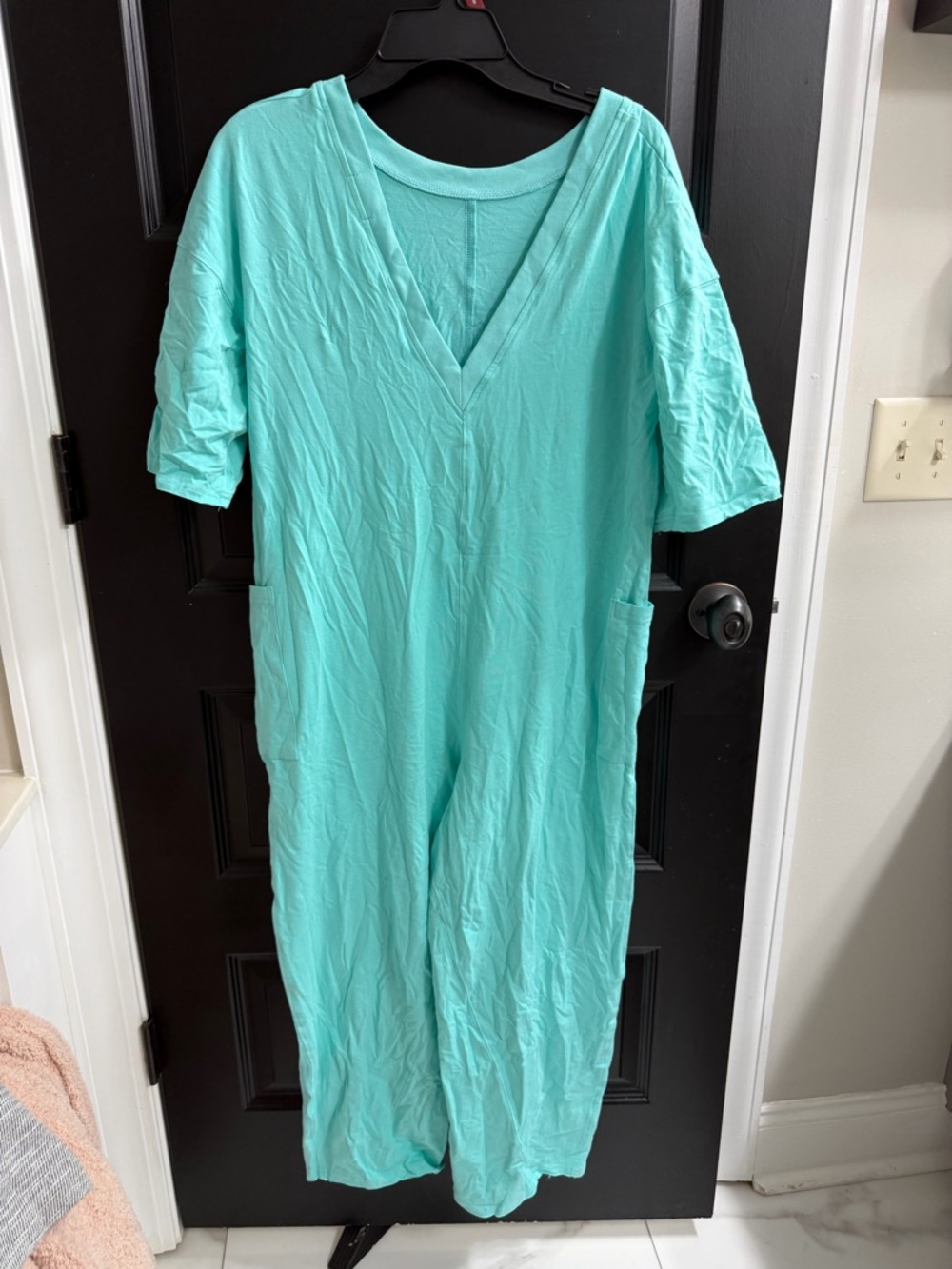 ZESICA Aqua Lounge Dress / Casual Midi – Size Small (NWT)